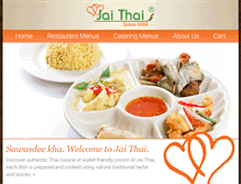 Tablet Screenshot of jai-thai.com